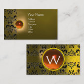 ECLIPSE DAMASK GEM MONOGRAM VISITEKAARTJE (Voorkant / Achterkant)