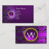 ECLIPSE DAMASK GEM MONOGRAM VISITEKAARTJE (Voorkant / Achterkant)