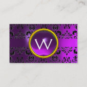 ECLIPSE DAMASK GEM MONOGRAM VISITEKAARTJE (Achterkant)