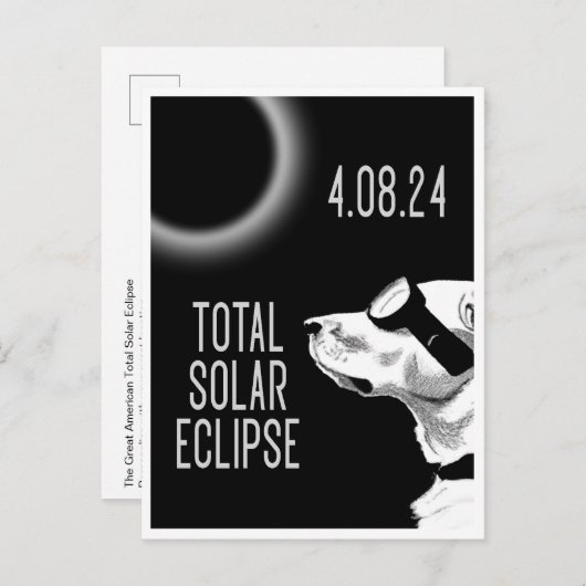 Eclipse Doggo Briefkaart (Voorkant / Achterkant)