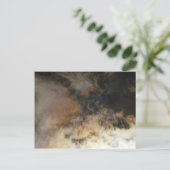 Eclipse en wolken, zonne-energie briefkaart (Staand voorkant)