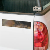 Eclipse en wolken, zonne-energie bumpersticker (Op Truck)