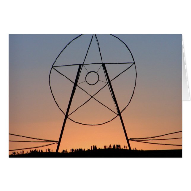 Eclipse Evening Star-Kaart (Voorkant Horizontaal)