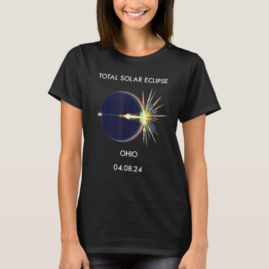 Eclipse Flare 04 08 24 Totaal zonnepanelen Ohio 20 T-shirt (Voorkant)