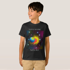 Eclipse Flare 04.08.24 Totaal Zonsverduistering US T-shirt