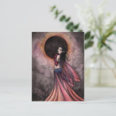 Eclipse Gothic Fairy Briefkaart (Staand voorkant)