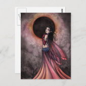 Eclipse Gothic Fairy Briefkaart (Voorkant / Achterkant)