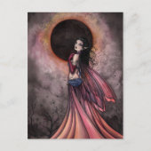 Eclipse Gothic Fairy Briefkaart (Voorkant)