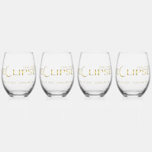 Eclipse gouden hemelse herdenkingssouvenir