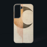 Eclipse Harmony Telefoonhoesje Samsung Galaxy Hoesje<br><div class="desc">Een halve maan overlapt een zachte zon en symboliseert balans en eenheid in een minimale maar krachtige abstracte vorm.</div>