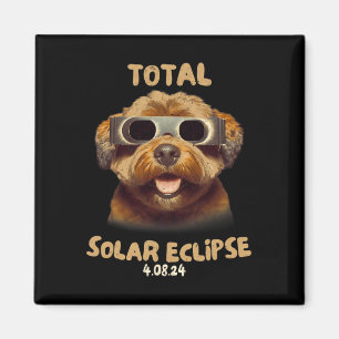 Eclipse Hond Dragen Solar Eclipse Gles Magneet
