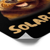 Eclipse Hond Dragen Solar Eclipse Gles Poster (Hoek)