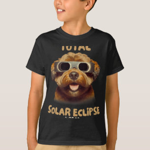 Eclipse Hond Dragen Solar Eclipse Gles T-shirt