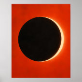 Eclipse in Vermilion Kunstprint Poster (Voorkant)