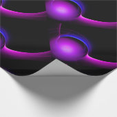 ECLIPSE Levenblauw Paars zwart Cadeaupapier (Hoek)