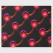 ECLIPSE Levendig zwart rood roze Cadeaupapier (Vlak)