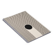 Eclipse Lijnen Patroon Notitieboek (Rechterzijde)