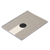 Eclipse Lijnen Patroon Notitieboek (Linkerzijde)