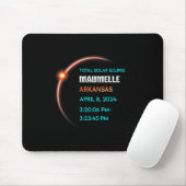 Eclipse Maumelle Arkansas Totale Zonsverduistering Muismat (Met muis)