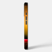 ECLIPSE MONOGRAM Levendig zwart geel Case-Mate iPhone Case (Achterkant / Links)