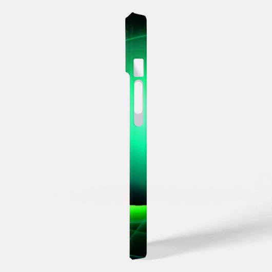 ECLIPSE MONOGRAM Levendig zwart groen Case-Mate iPhone Case (Achterkant / Links)