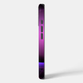 ECLIPSE MONOGRAM Levendig zwart paars Case-Mate iPhone Case (Achterkant / Links)