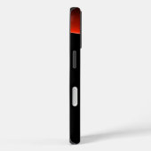 ECLIPSE MONOGRAM Levendig zwart violet roze Case-Mate iPhone Case (Achterkant / Rechts)