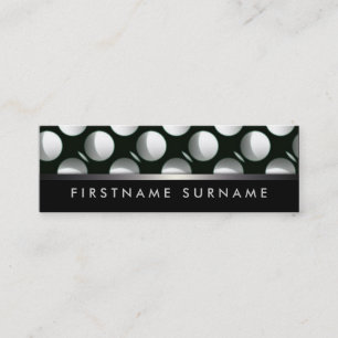 Eclipse Moon Black White Mini Visitekaartjes