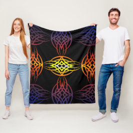 Eclipse Offset ( Regenboog ) Fleece Deken