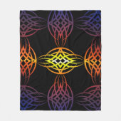 Eclipse Offset ( Regenboog ) Fleece Deken (Voorkant)