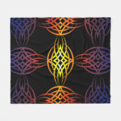 Eclipse Offset ( Regenboog ) Fleece Deken (Voorkant (Horizontaal))
