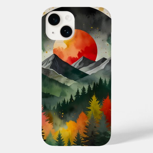 Eclipse over het wild Case-Mate iPhone case (Achterkant)