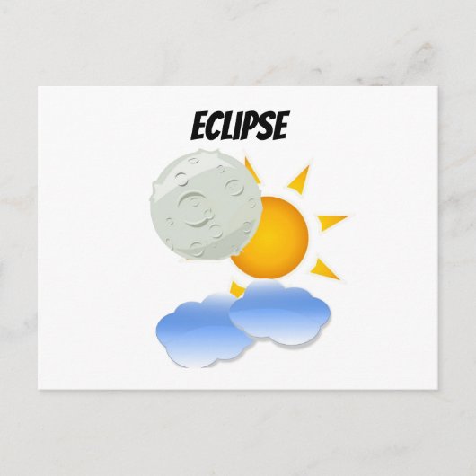 Eclipse Party Uitnodiging Briefkaart (Voorkant)