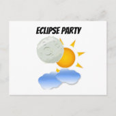 Eclipse Party Uitnodiging Briefkaart (Voorkant)