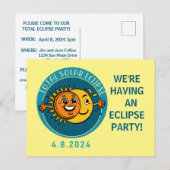 ECLIPSE PARTY UITNODIGINGEN (Voorkant / Achterkant)