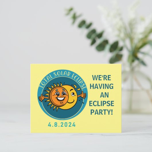  ECLIPSE PARTY UITNODIGINGEN (Staand voorkant)
