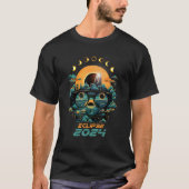Eclipse Phases Totale Zonsverduistering 2024 T-shirt (Voorkant)