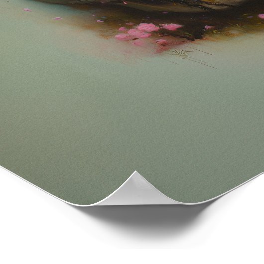 Eclipse Priestess Moon Witchy AI Art Matte Value Poster (Hoek)