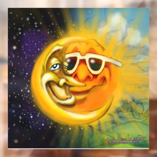 Eclipse Raamsticker (Vel 2)