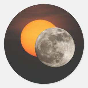 Eclipse Ronde Sticker