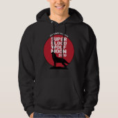 Eclipse Super Blood Wolf Moon 2019 Hoodie (Voorkant)