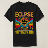 Eclipse the totality tour 04 08 2024 t-shirt (Design voorkant)