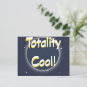 Eclipse Totality Cool! Briefkaart (Staand voorkant)