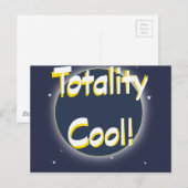 Eclipse Totality Cool! Briefkaart (Voorkant / Achterkant)