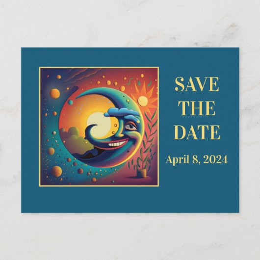 ECLIPSE-UITNODIGINGEN VOOR FEESTJES UITNODIGING BRIEFKAART (Voorkant)