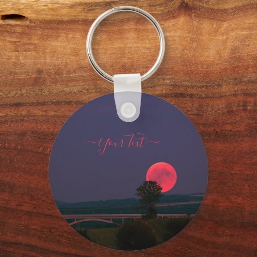 Eclipse uitzicht monogram sleutelhanger (Voorkant)