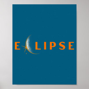 Eclipse Universeel Totale Maansverduistering Zonne Poster