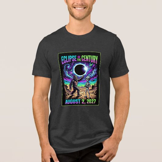 Eclipse Van De Eeuw 2027 T-shirt (Voorkant)