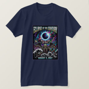 Eclipse Van De Eeuw Cthulhu Lovecraft T-shirt