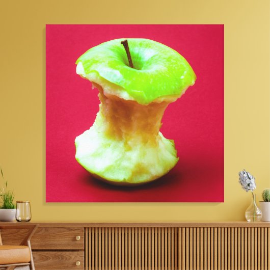 Eclipse van de groene ster canvas afdruk (Insitu (Woonkamer))